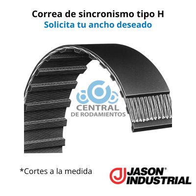 Manga de sincronismo, 700H, longitud externa 70 '', Numero de dientes 140, jason