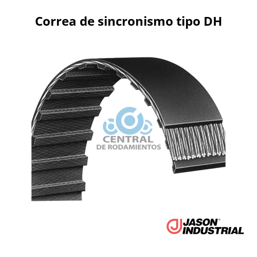 Correa de sincronismo doble dentada, 1400DH300, Logitud 140 '', Numero de dientes 280,  Ancho 3 '', jason