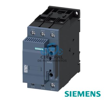 contactor para condensador, AC-6b 50 kVAr, /400 V, tripolar, 230 V AC, 50/60 Hz, contactos auxiliares: 1 NA + 1 NC, borne de tornillo, tamaño: S2