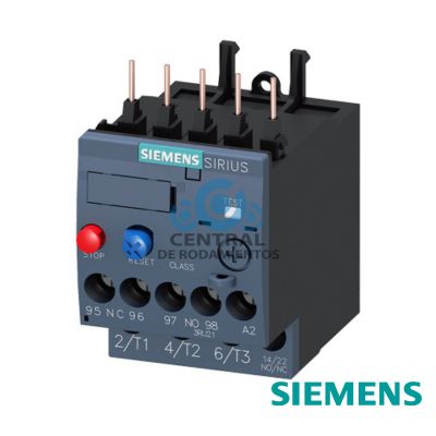 Relé de sobrecarga 5,5...8,0 A térmico para protección de motores tamaño S00, clase 10 para montar en contactor Circuito principal: atornillable circuito auxiliar: atornillable Rearme