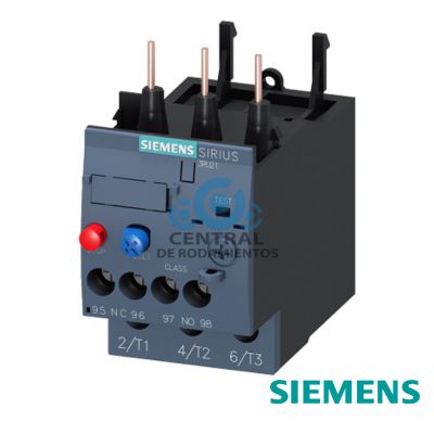 Relé de sobrecarga 11...16 A térmico para protección de motores tamaño S0, clase 10 para montar en contactor Circuito principal: atornillable circuito auxiliar: atornillable Rearme