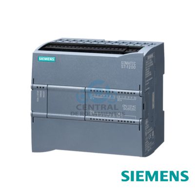 "SIMATIC S7-1200, CPU 1214C, CPU compacta, DC/DC/DC, E/S integradas: 14 DI 24 V DC; 10 DO 24 V DC; 2 AI 0-10 V DC, alimentación: DC 20,4-28,8 V DC, memoria de programas/datos 150 KB"