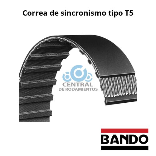 Correa de sincronismo, 16-T5-1315, Longitud 1315 mm, Numero de dientes 263, Ancho 16 mm, jason