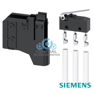 Interruptor auxiliar, 1 conmutado apto para electrónica, para tamaño NH1, NH2, NH3, Accesorios para interruptor- seccionador fusible 3NP1