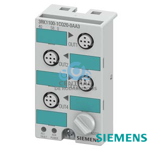 Módulo compacto AS-i K45 digital 4 DQ, IP67 4 salidas, 1 A DC 24 V máximo 3 A para todas las salidas 4 conectores hembra M12 Placa de montaje 3RK1901-2EA00 o 3RK1901-2DA00 debe pedirse por separado