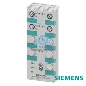 Módulo compacto AS-i K60 digital 4DI, IP67 4 entradas, máximo 200 mA 4 x conector hembra M12 asignación Y-II La placa de montaje 3RK1901-0CA00 debe pedirse por separado