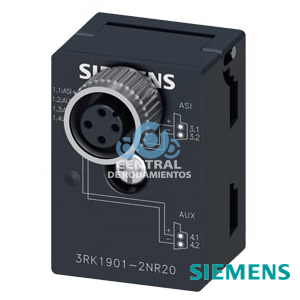 AS-Interface derivación M12 U_ASI y Uaux, con conector hembra M12 IP67/68/69K, máx. 4 A