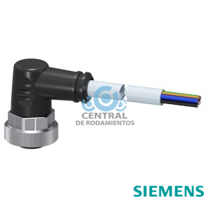 Cable de energía 7/8" para 24 V conmutado y no conmutado conectorizado con 1x7/8" acodado en un lado, 1,5 mm2 casquillo, 5 polos, Longitud 10 m