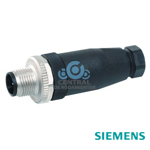 conector M12 recto borne de tornillo máximo 0,75 mm2, 5 polos con codificación A máximo 4 A