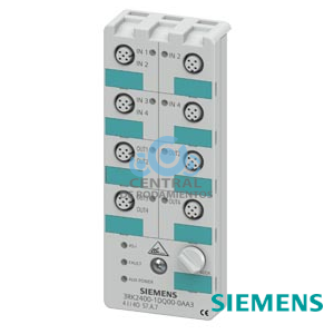 Módulo compacto AS-i K60 digital esclavo A/B, 4DI/4DQ, IP67 4 entradas, máximo 200 mA 4 salidas, 2 A, 24 V DC máximo 4 A para todas las salidas 8 x conector hembra M12 asignación Y-II La placa de montaje 3RK1901-0CA00 debe pedirse por separado