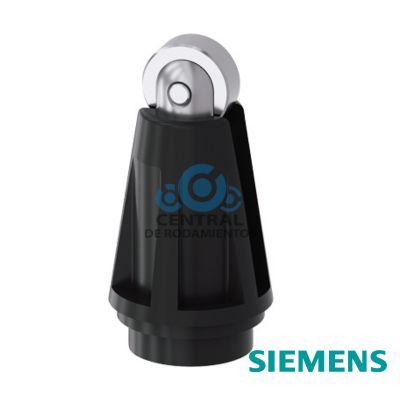 cabeza de accionamiento para interruptores de posición 3SE51/52 vástago de rodillo, Forma C, con Rodillo de acero inoxidable 13 mm según EN 50041, con 3 mm de sobrecarrera