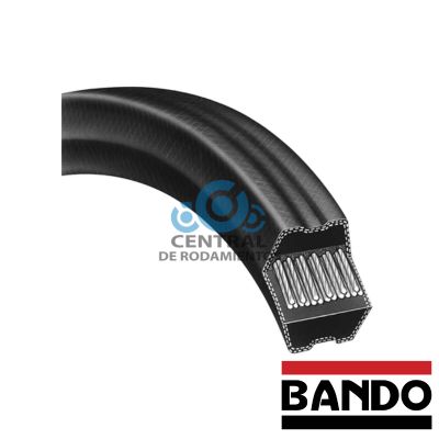 Correa trapezoidal estandar, AA96, Longitud externa 98 pulgadas, bando
