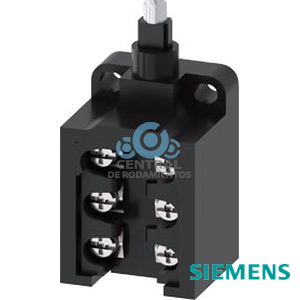 interruptor de posición caja de plástico sin caja 30 mm 1NA/2NC contactos de acción brusca vástago metálico, IP10