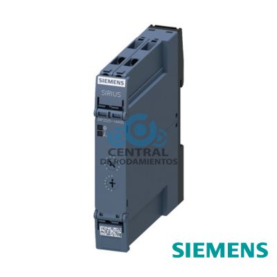 Relé temporizador, electrónico retardado a la excitación 1 conmutado, 7 rangos de tiempo 0,05 s...100 h, 12-240 V AC/DC con 50/60 Hz AC con LED, conexión por tornillo