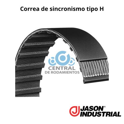 Correa de sincronismo, 400H150, Logitud 40 '', Numero de dientes 80,  Ancho 1.5 '', jason