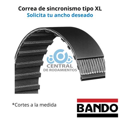 Manga de sincronismo, 170XL, longitud externa 17 '', Numero de dientes 85, bando