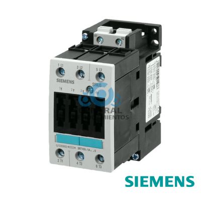 Contactor de potencia, 3 AC 40 A, 18.5 kW/400 V 230 V AC, 50/60 Hz, 3 polos, Tamaño S2, borne de tornillo !!! Producto a extinguir El sucesor es SIRIUS 3RT2 El tipo sucesor preferido es
