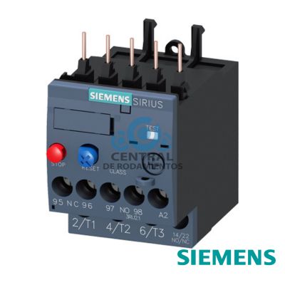Relé de sobrecarga 1,4...2,0 A térmico para protección de motores tamaño S00, clase 10 para montar en contactor Circuito principal: atornillable circuito auxiliar: atornillable Rearme