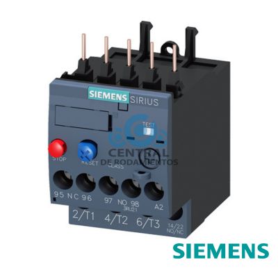 Relé de sobrecarga 7,0...10 A térmico para protección de motores tamaño S00, clase 10 para montar en contactor Circuito principal: atornillable circuito auxiliar: atornillable Rearme