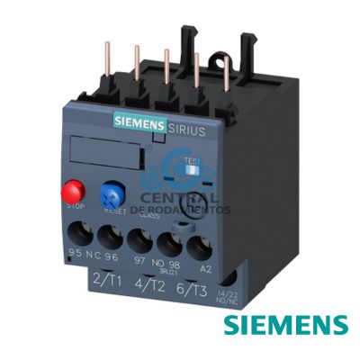 Relé de sobrecarga 9,0...12,5 A térmico para protección de motores tamaño S00, clase 10 para montar en contactor Circuito principal: atornillable circuito auxiliar: atornillable Rearme