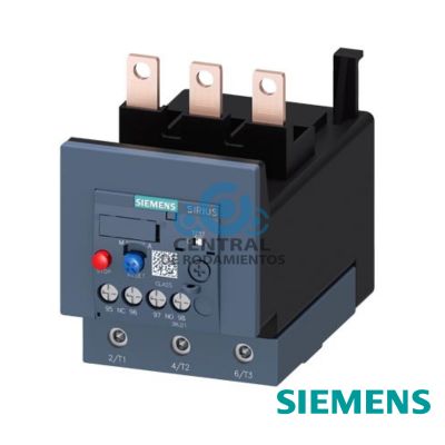 Relé de sobrecarga 70...90 A térmico para protección de motores tamaño S3, clase 10 para montar en contactor Circuito principal: atornillable circuito auxiliar: atornillable Rearme