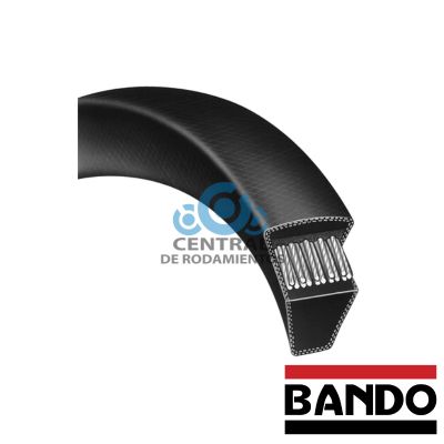 Correa trapezoidal estandar, 5V2500, Longitud externa 250 pulgadas, bando
