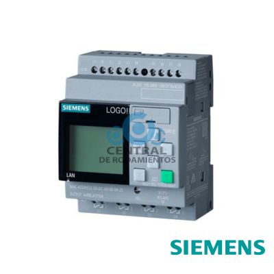 LOGO! 230RCE,módulo lógico, display FA/E/S: 115V/230V/relé, 8 DI/4 DO, mem. 400 bloques, posibilidad de ampliación modular, Ethernet, servidor web integrado, Datalog, páginas web personalizadas,