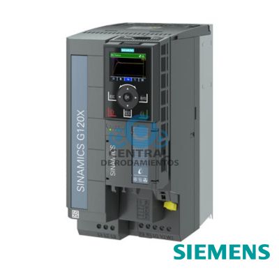 SINAMICS G120X Potencia asignada: 11 kW al 110% 60 s, 100% 240 s sin filtrar 380-480 V 3 AC + 10/-20% 47-63 Hz Temperatura ambiente –20 a +45 °C Tamaño: FSC Grado de protección IP20/UL open Type