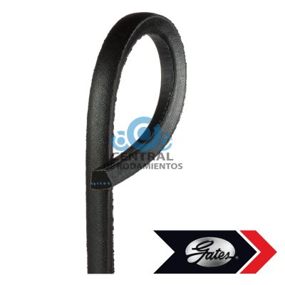 Correa trapezoidal estandar, A180, Longitud externa 182 pulgadas, gates