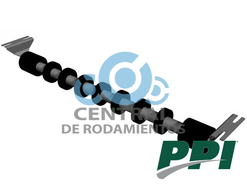 Rodillo de retorno, tipo Return, CEMA C, Diametro del rodillo 5 pulgadas, Ancho de banda 36 pulgadas, PPI