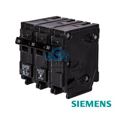 Siemens Low Voltage Interruptores automáticos residenciales Interruptores pequeños termomagnéticos Interruptores - Tipo QP/MP 3 polos 240 V AC son protecciones de circuito, redes de centro de
