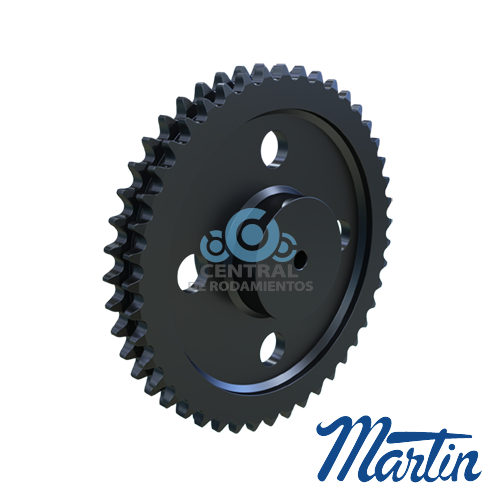 Spocket doble, D80C60H, Tipo C, Numero de cadena & paso (80 / 1 in), Numero de dientes 60, MARTIN