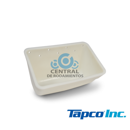 Cangilón industrial de Polietileno Tipo AA, Tamaño 12x7 pulgadas, Tapco