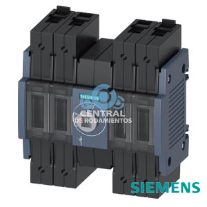 interruptor-seccionador 16A, tam. 1, 4 polos Accionamiento frontal central aparato base sin maneta borne tipo marco
