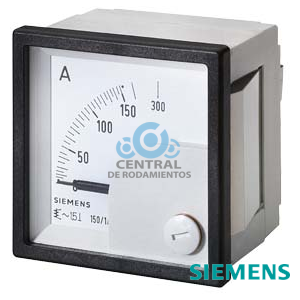 Accesorio para Interruptor-seccionador con fusibles tipo base portafusibles, enchufable amperímetro, hierro móvil 150/1A, Borne 1, 0,6 VA sobrecarga doble