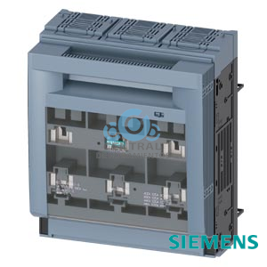 SENTRON, fusible-interruptor-seccionador 3NP1, 3 polos, NH3, 630 A, para Sistema de embarrado 8US 60 mm, conexión plana, plano de cubierta 32/70 mm