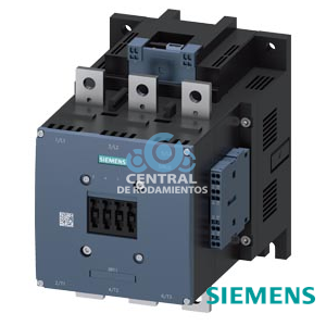 contactor de potencia, AC-3e/AC-3 400 A, 200 kW/400 V AC (50-60 Hz)/DC Uc: 96-127 V entrada PLC 24 V DC tripolar, contactos auxiliares 2 NA + 2 NC accionamiento: electrónico circuito ppal.: barra circuito de control y auxiliar: borne de resorte